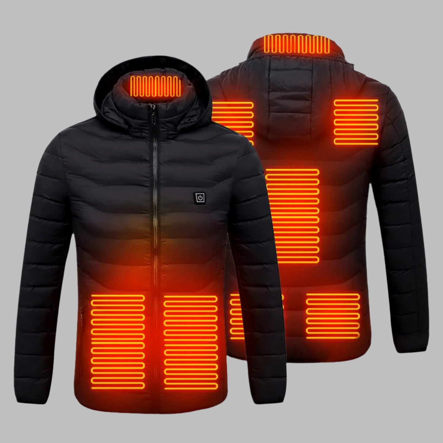 Men'S Women'S USB Heated Jackets Winter Outdoor Electric Heating Jackets Warm Thermal Coat Clothing Heatable Vest Black Blue Red